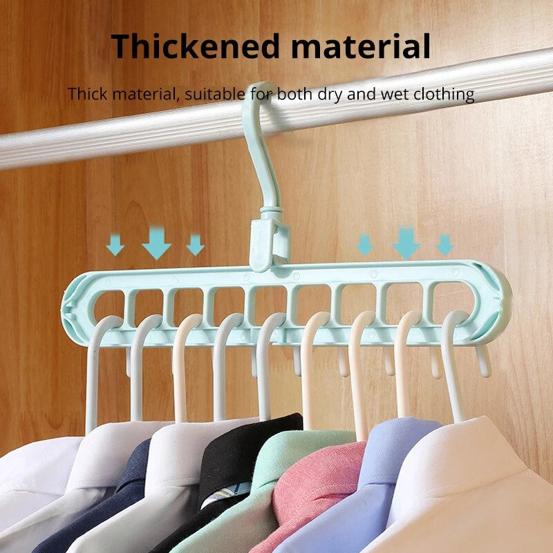 Multifunctional Foldable Reusable Hanger - Space Saving and Convenient Storage Rack for Household Clothes