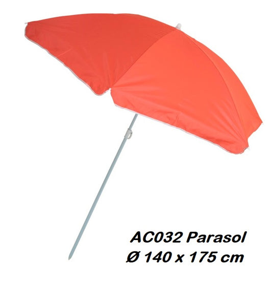 Kleurrijke Parasol Ø 140 x 175 cm voor Zonnige Dagen