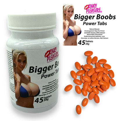 Kinky Pleasure Bigger Boobs Power Tabs - 45 Tabletten - Voor Vollere en Stevigere Borsten