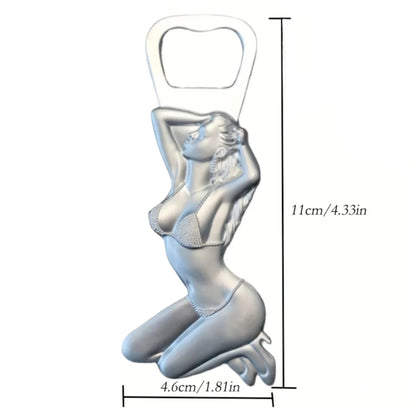 Verleidelijke Sexy Vrouwen Flesopener met Magneten - Unieke Keukenaccessoire