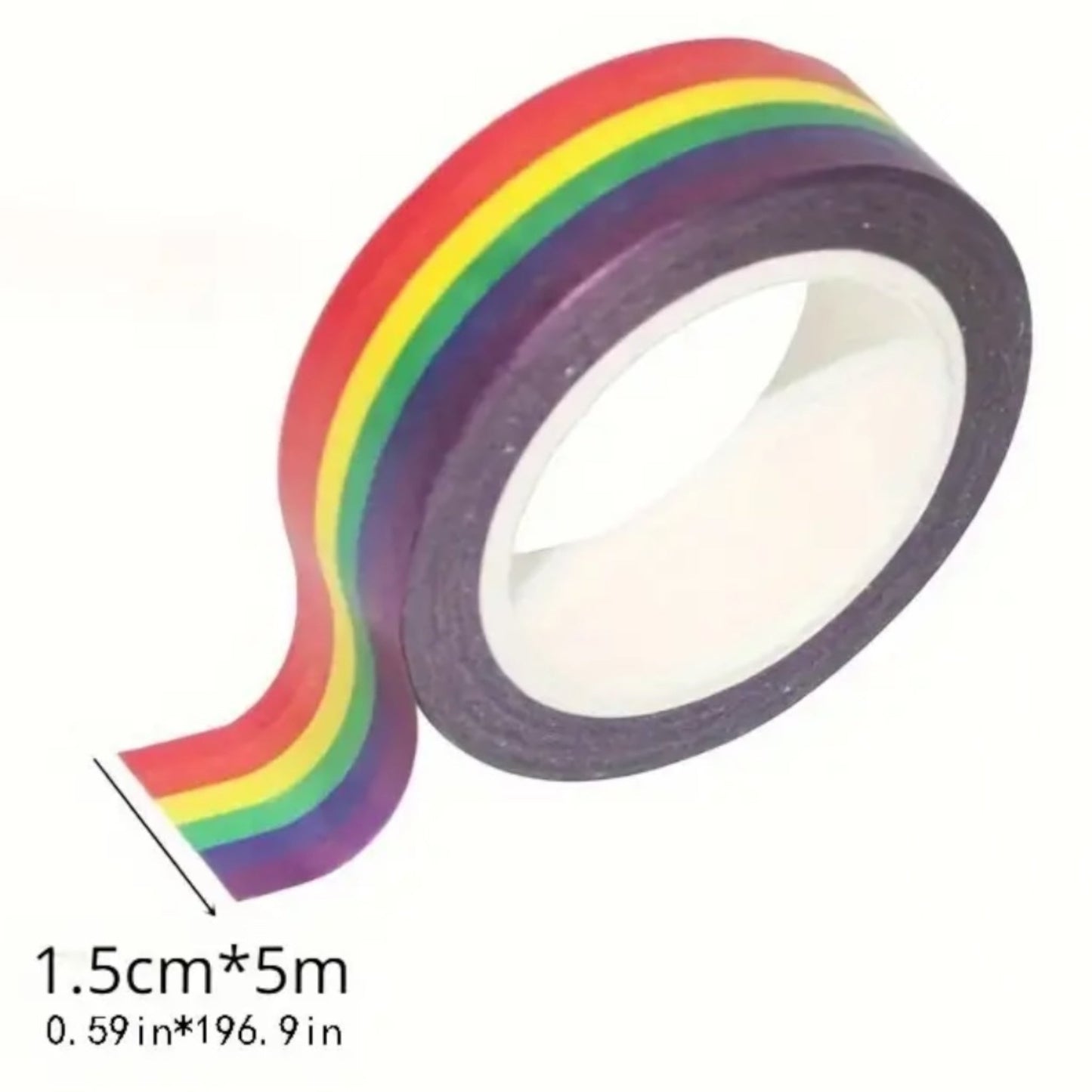 Regenboog Tape - 15x5000mm