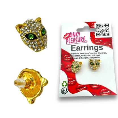 Kinky Pleasure - T125 - Earrings - Diamond Tiger