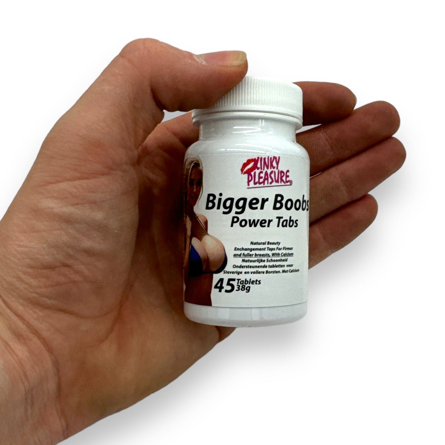 Kinky Pleasure Bigger Boobs Power Tabs - 45 Tabletten - Voor Vollere en Stevigere Borsten