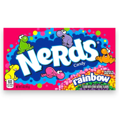 Nerds Fruits - Rainbow 141g - Kleurrijke en Knapperige Snoepjes in Meerdere Smaken