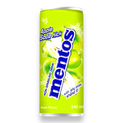 Mentos Apple Mix Drank - 240ml - Verfrissende Mix van 7 Fruitige Smaken Fruity Jelly Bites