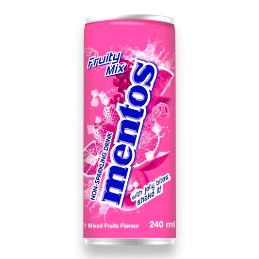 Mentos Fruity Mix Drank - 240ml - Verfrissende Mix van 7 Fruitige Smaken met Jelly Bites