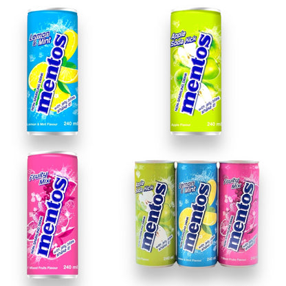 Mentos Fruity Mix Drank - 240ml - Verfrissende Mix van 7 Fruitige Smaken met Jelly Bites