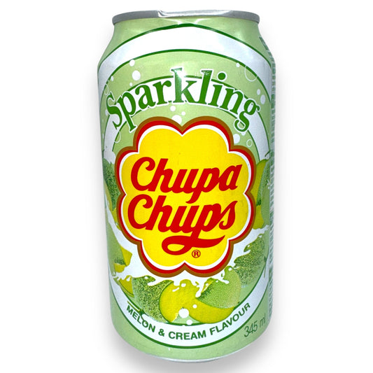 Chupa Chups Sparkling Drinks Melon & Cream - 345ml