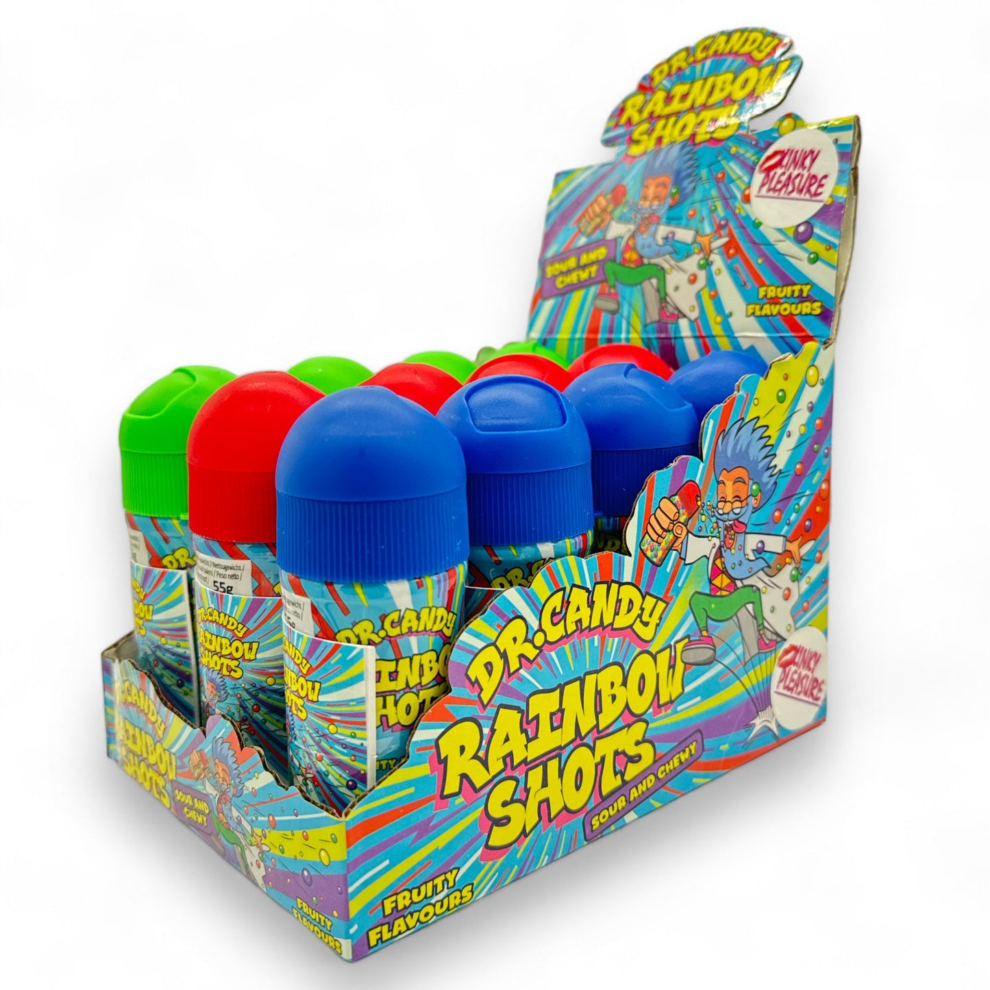 DR Candy Rainbow Shots - Zure en Kauwbare Snoepjes in Fruity Smaken