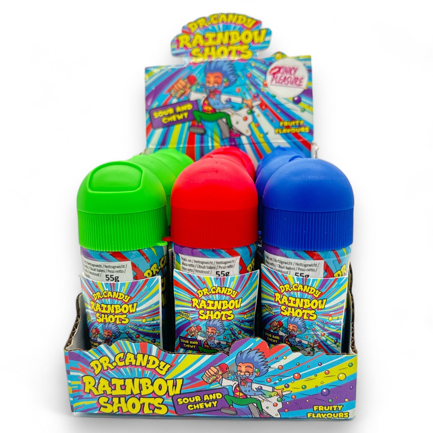 DR Candy Rainbow Shots - Zure en Kauwbare Snoepjes in Fruity Smaken