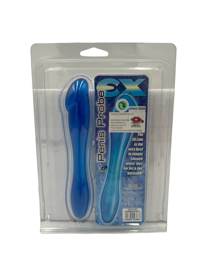 Trendy Deals - TD12059 - Penis Probe Blue Dildo - 16,5 CM - Dia 3,5 CM - On Blister