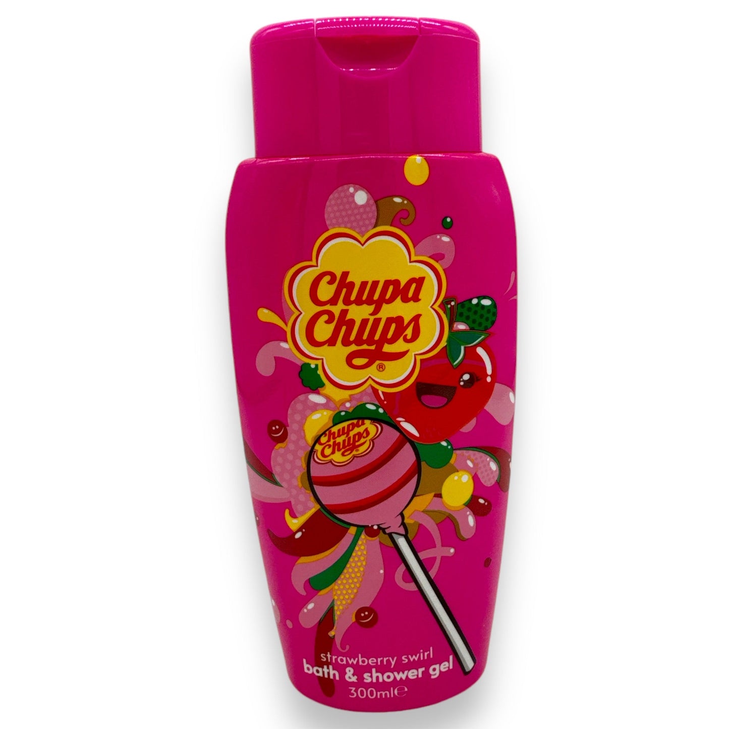 Chupa Chups Bad en Douchegel - Strawberry Swirl 300ml (Aardbeien Geur)