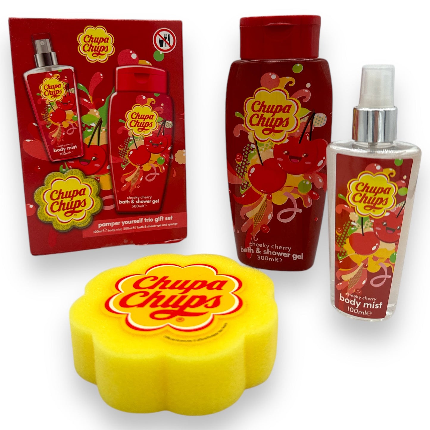 Chupa Chups Cheeky Cherry Pamper Yourself Trio Gift Set