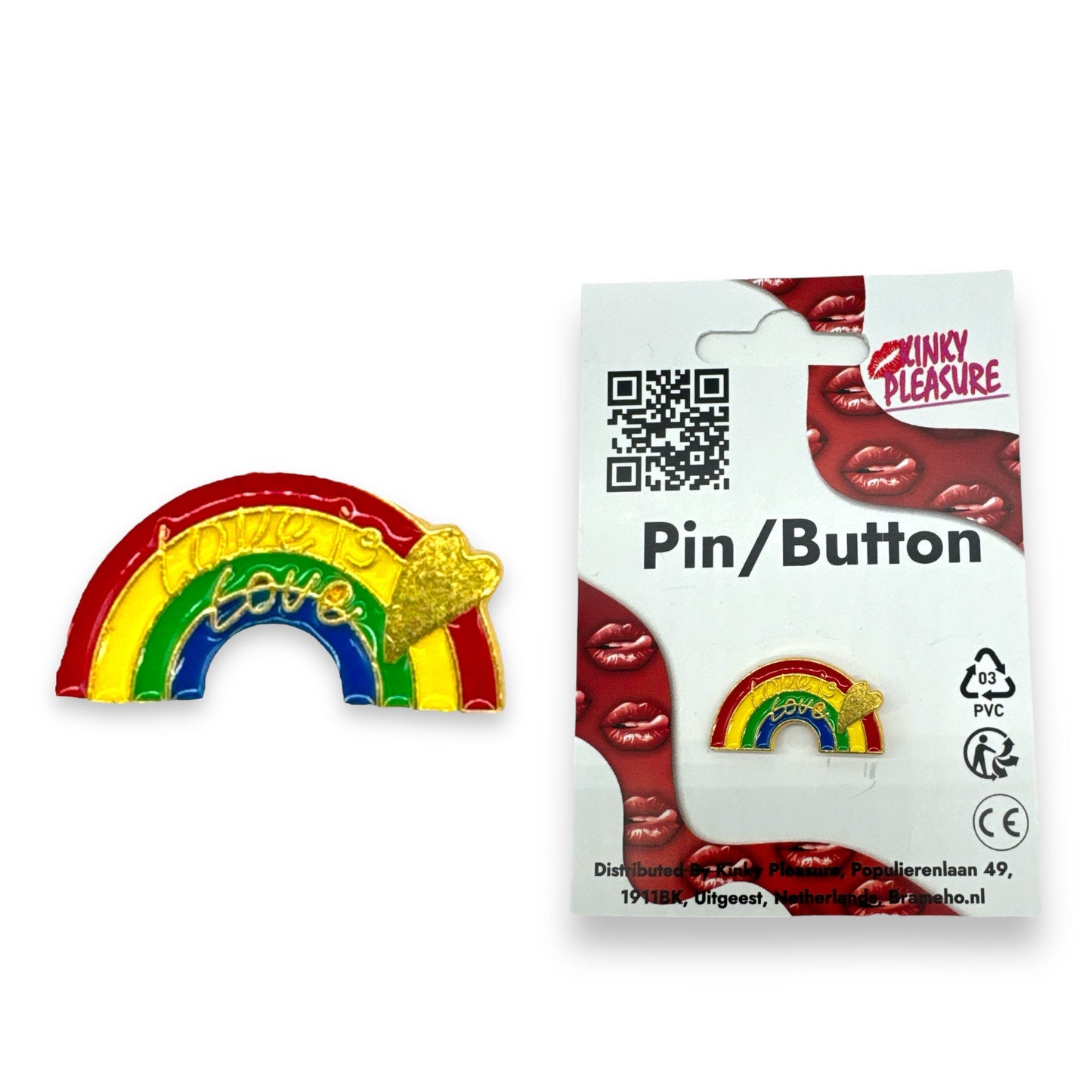 Regenboog Badges Pin/Button - 8 Modellen | LHBTQ+ Pride Accessoires