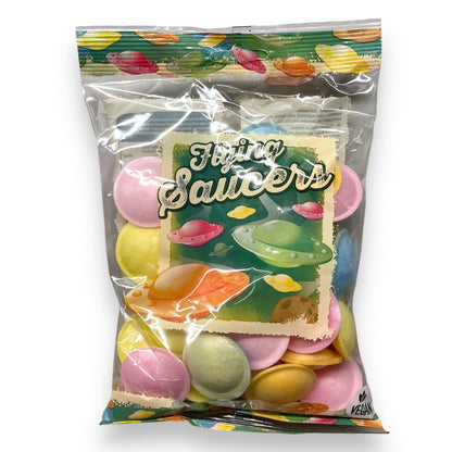 Flying Saucers Vegan - Ruimteachtige Schuimsnoepjes 100g