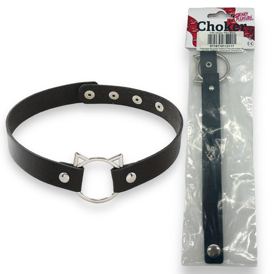 Kinky Pleasure - T101 -  Choker Kitty - Black