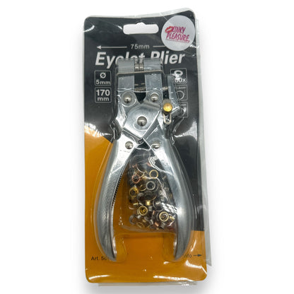 Klinknageltang - Eyelet Plier 5 mm - Inclusief 100 Stuks Klinknagels