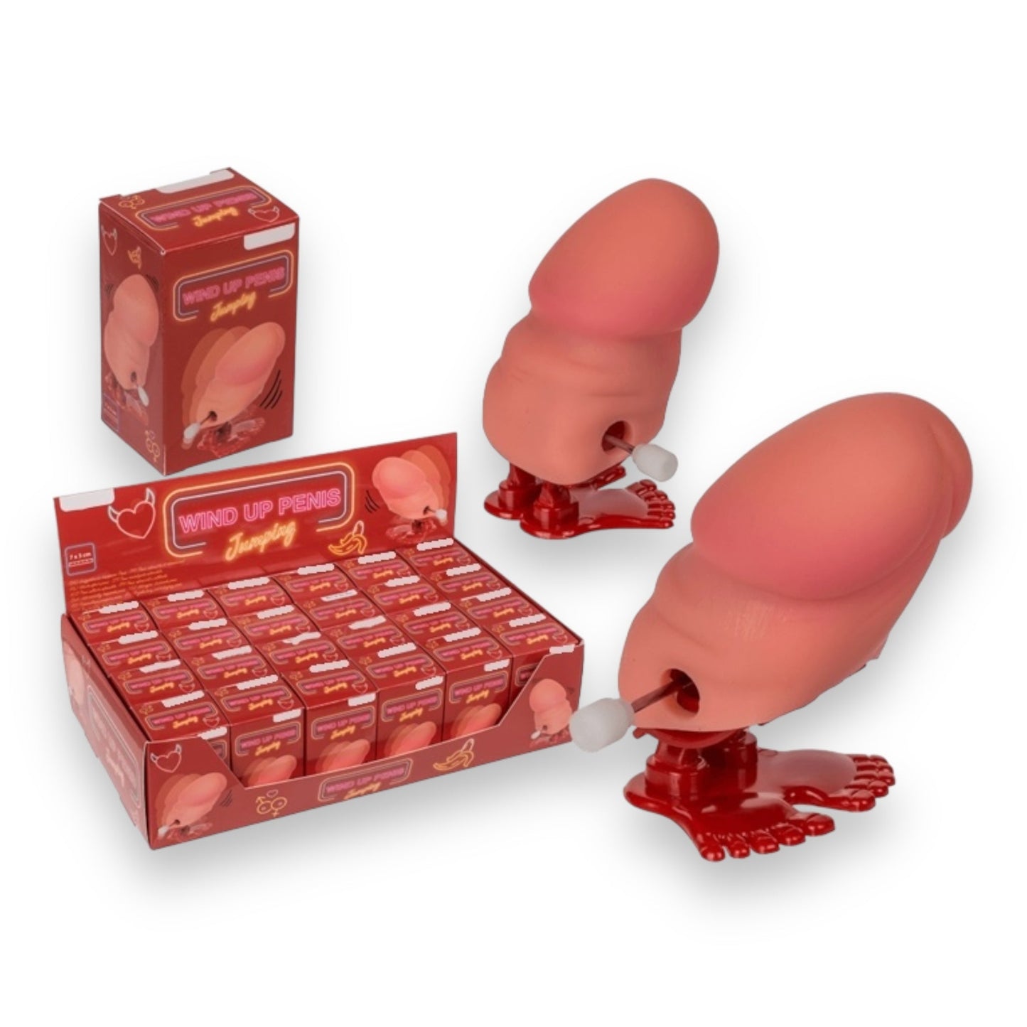 Opwindbare Penis - 7x3cm | Grappig en Speels Cadeau voor Elke Gelegenheid