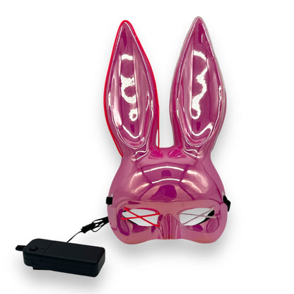 Kinky Pleasure® Bunny Masker met LED-verlichting - Verstelbaar en Opvallend