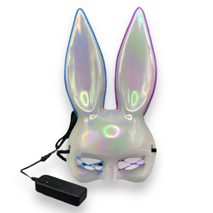 Kinky Pleasure® Bunny Masker met LED-verlichting - Verstelbaar en Opvallend