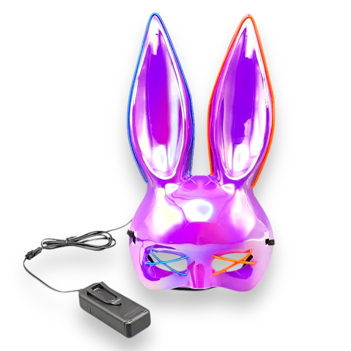 Kinky Pleasure® Bunny Masker met LED-verlichting - Verstelbaar en Opvallend