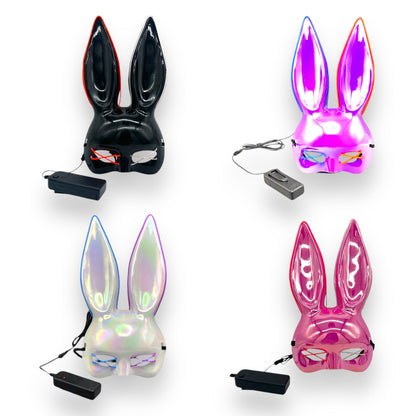 Kinky Pleasure® Bunny Masker met LED-verlichting - Verstelbaar en Opvallend