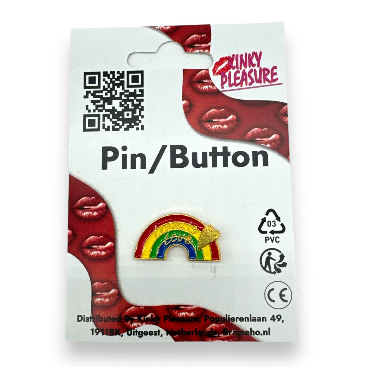 Regenboog Badges Pin/Button - 8 Modellen | LHBTQ+ Pride Accessoires