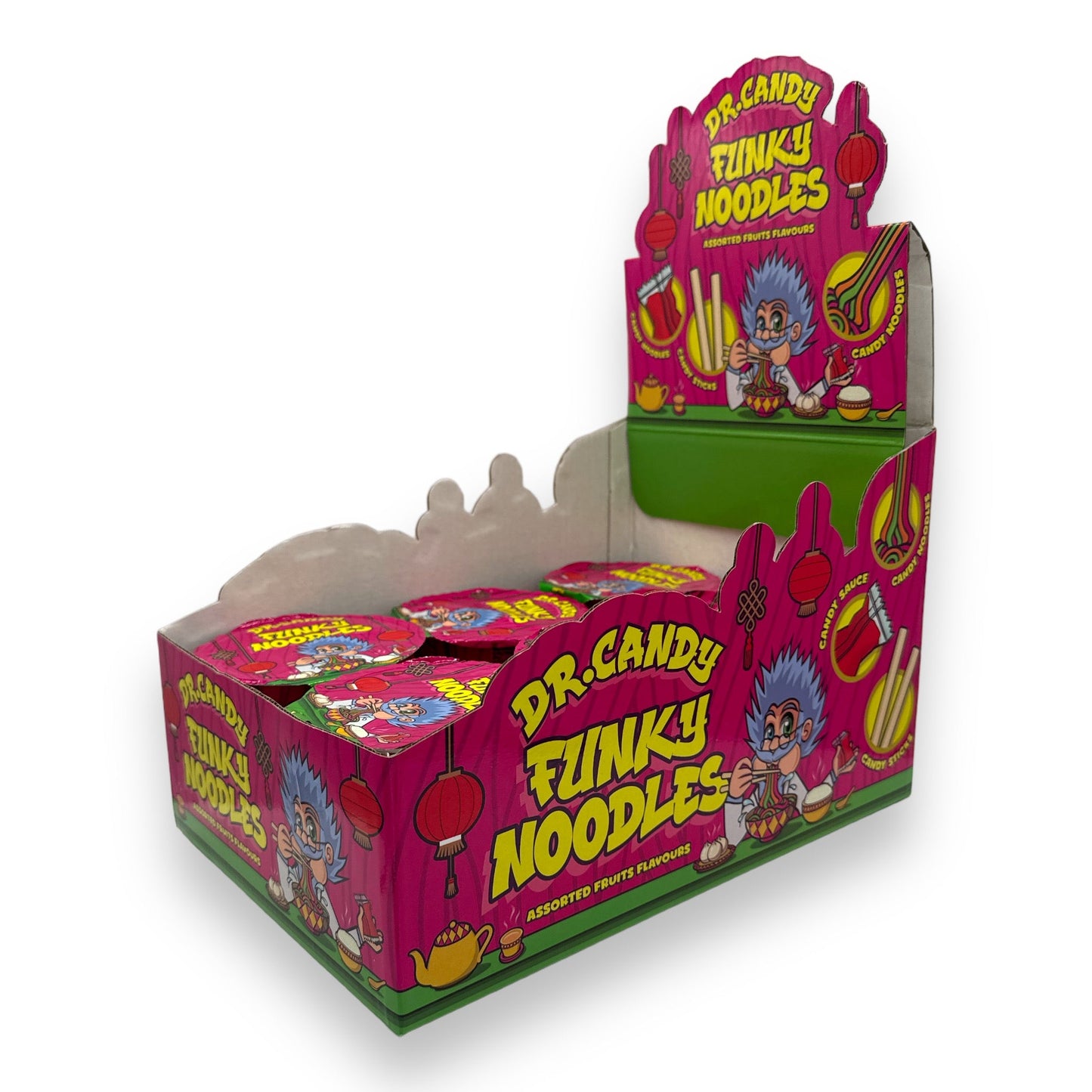 DR Candy - Funky Noodles | Kleurrijke Snoep noedels voor Speels Snoepplezier