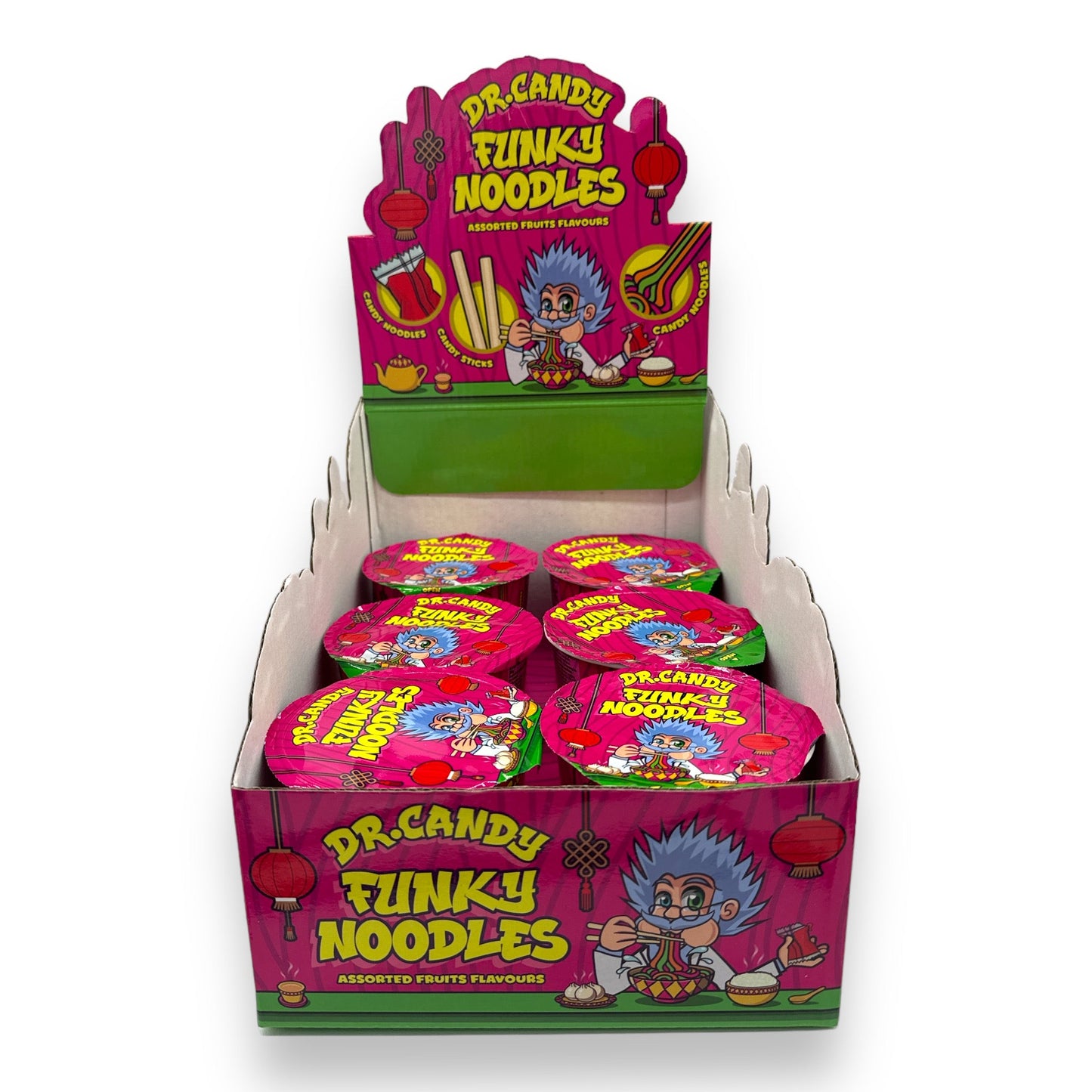 DR Candy - Funky Noodles | Kleurrijke Snoep noedels voor Speels Snoepplezier