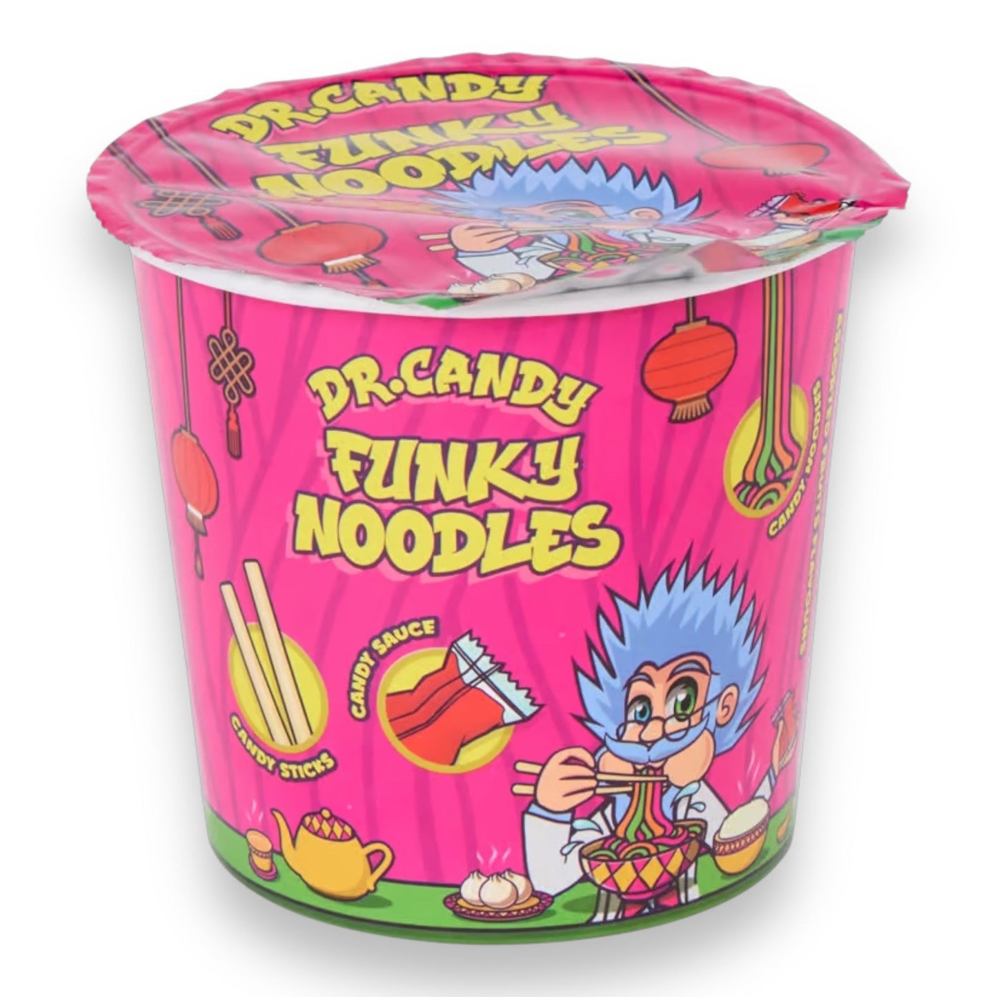 DR Candy - Funky Noodles | Kleurrijke Snoep noedels voor Speels Snoepplezier