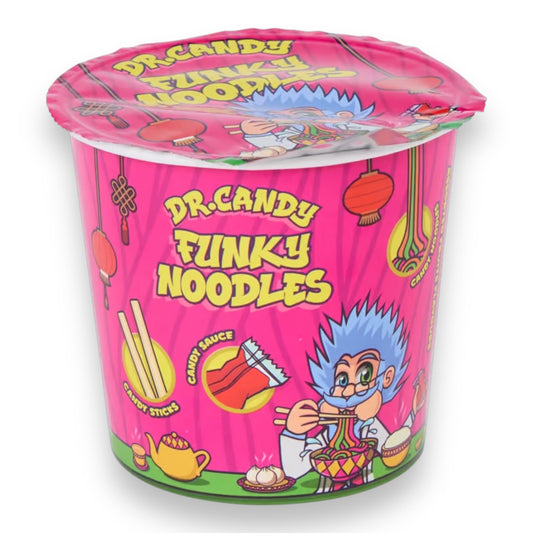 DR Candy - Funky Noodles | Kleurrijke Snoep noedels voor Speels Snoepplezier