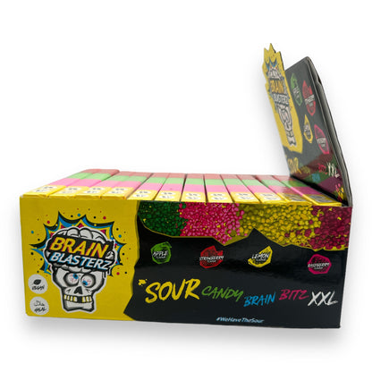 Brain Blasterz - Sour Candy Brain Bitz XXL | Extra Zure Snoepjes voor Durfals