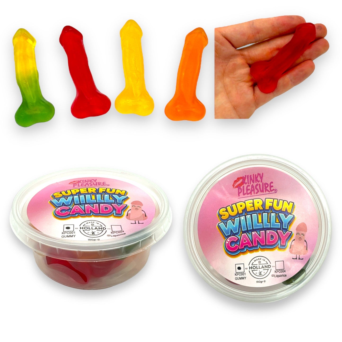 Super Fun Penis Snoepjes - Gummy | Kinky Pleasure - 150 gram