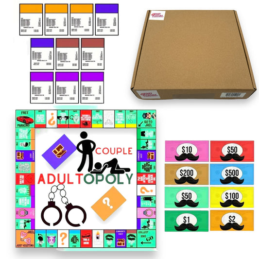 Couple Adultopoly Bordspel - Spannend en Speels Gezelschapsspel voor Koppels