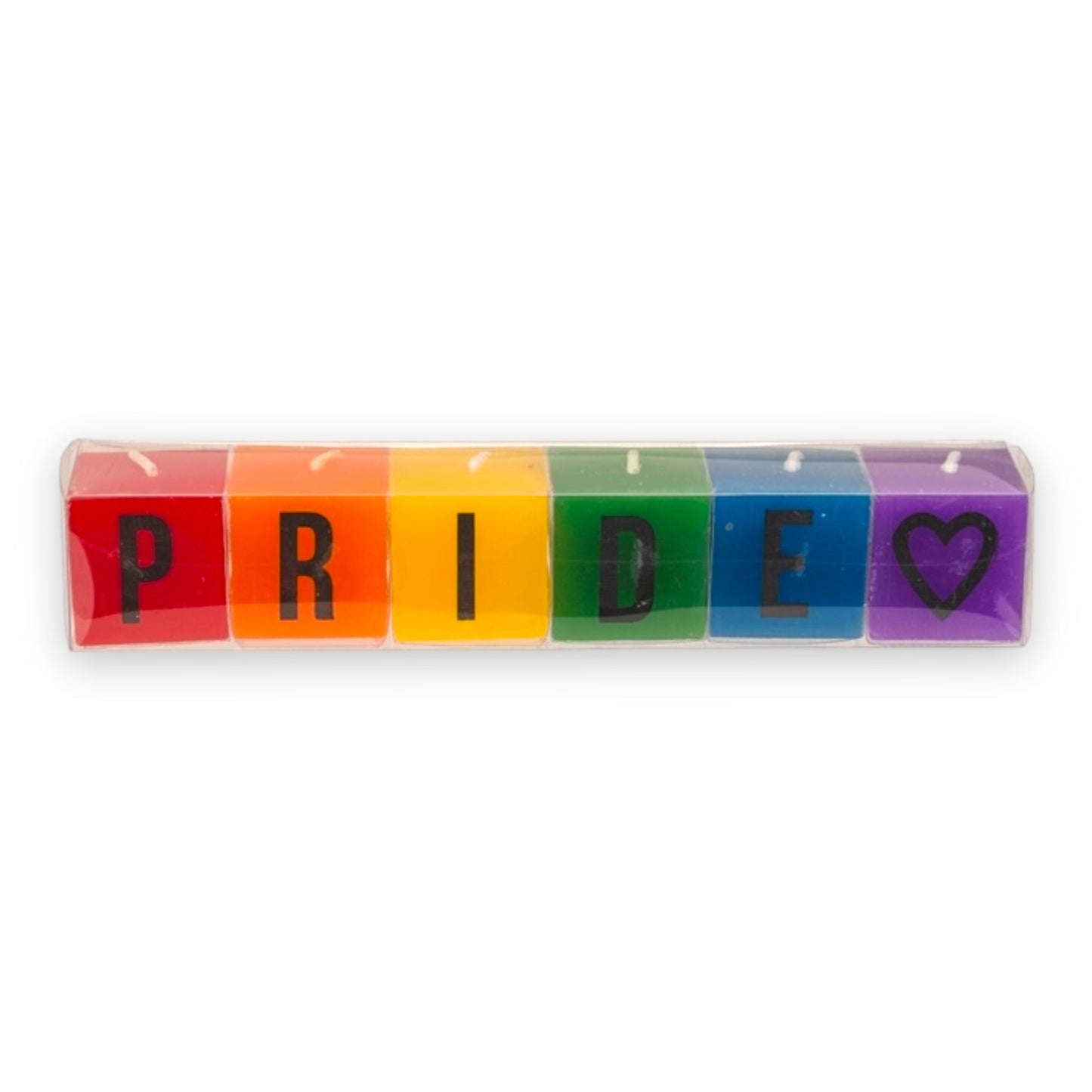 Pride Regenboogkaarsen Set - 6 Stuks