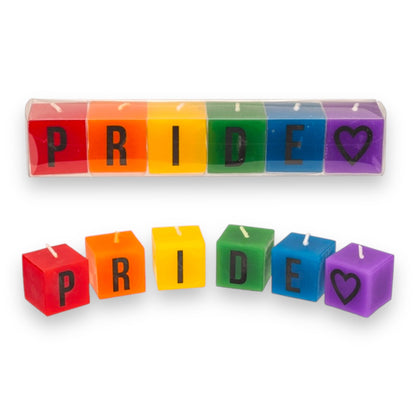 Pride Regenboogkaarsen Set - 6 Stuks