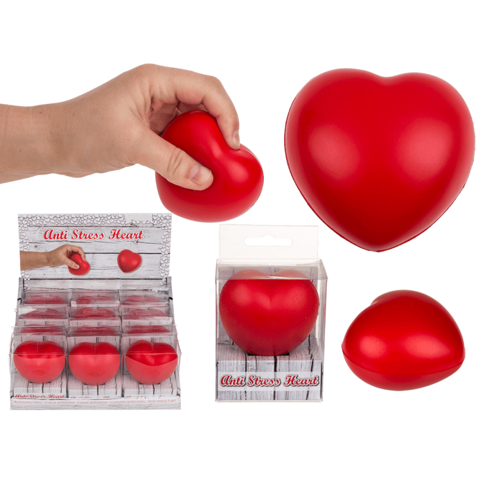 Anti-Stress Heart: Reduce Stress with these Colorful Plastic Hearts 