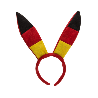 Plush Rabbit headband/Tiara - German flag - Perfect for King's Day and other festive occasions