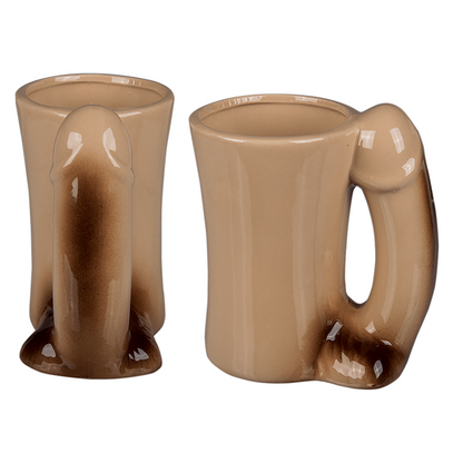 Funny Ceramic Milk Jug With Handle in the Shape of a Penis
