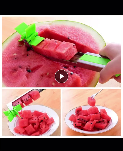 Windmill Watermelon Slicer - Perfect Cubes in an Instant