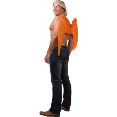 King's Day Angel Wings Orange - 80cm Festive Accessory for King's Day Celebrations and Festivals