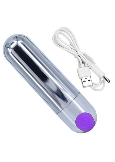 Bossoftoys Rechargeable bullet - 10 function - Purple - colour box - 22-00032