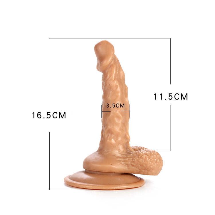 Power Escorts - BR102 - Rocket John 6,5'' - Realistic Dildo - 6,5 Inch / 16,5 CM - 2 Colours