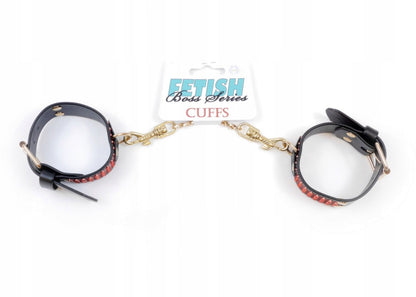 Bossoftoys - 33-00109 - Handcuffs with cristals - Fetish Boss Series - 3 cm - Red