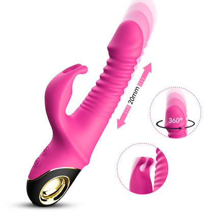 Bossoftoys - Zing pink - vibrator - 4 pulsation modes - G-spot - 52-00013 - USB rechargeable - 100% waterproof - 9 vibration modes