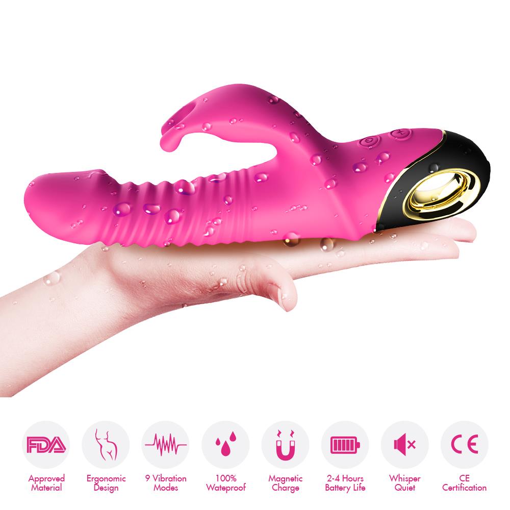 Bossoftoys - Zing pink - vibrator - 4 pulsation modes - G-spot - 52-00013 - USB rechargeable - 100% waterproof - 9 vibration modes