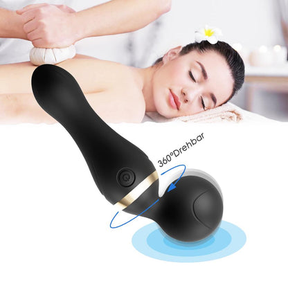 Bossoftoys - 52-00023 - Freeza black - Silicone Massager Black USB - 9 Vibration mode - Mini wand