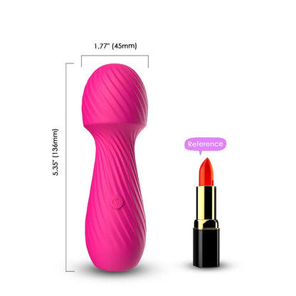 Bossoftoys - 52-00025-1 - Dazzle pink - Silicone Massager Pink USB - 9 Vibration mode - Mini wand