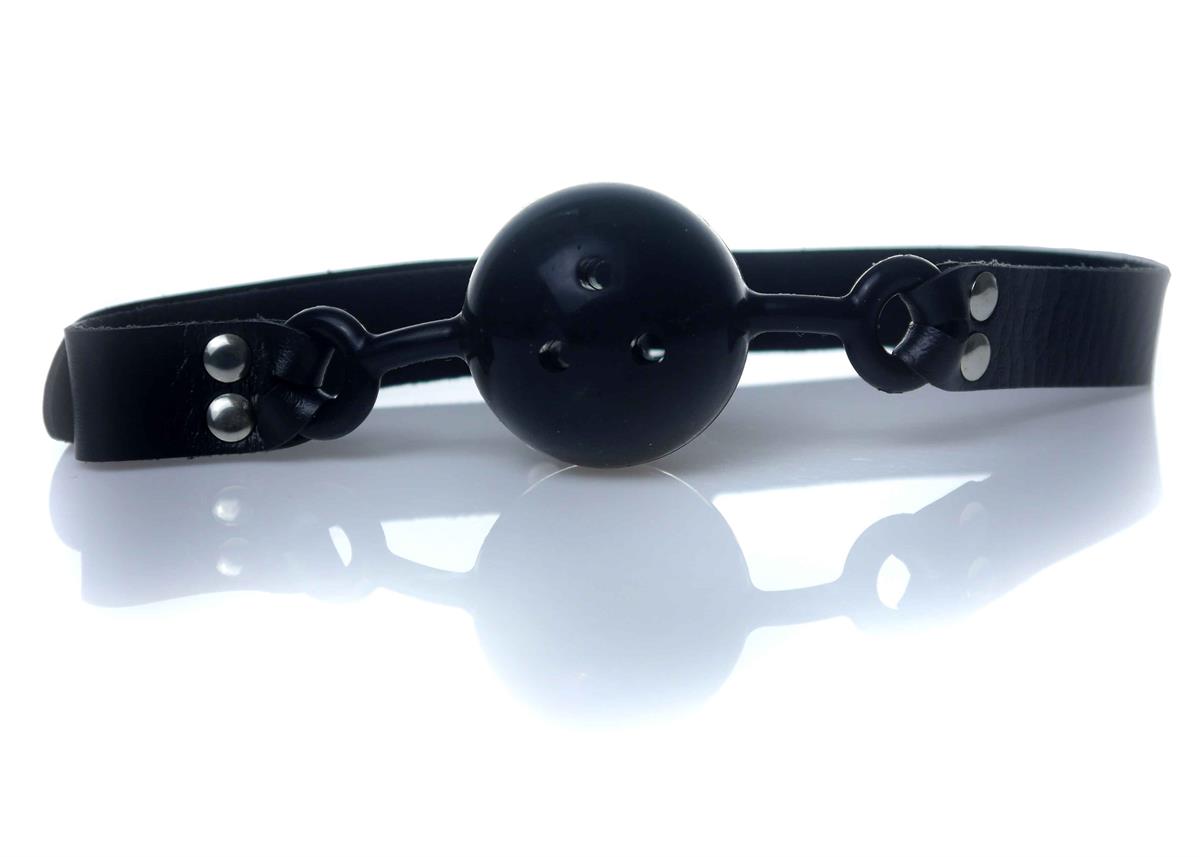 Bossoftoys - 61-00031 - Ball Gag - adjustable - breathable - attractive color window box - black