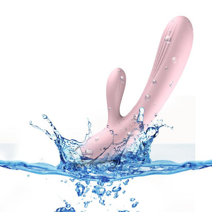 Design G-spot Vibrator - 22.4 cm - Heat function - 10 Functions - Rechargeable - Luxury Gift Box - Pink